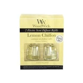 WoodWick Lemon Chiffon Electric Fragrance Diffuser Refills - 2 Pack by Lemon Chiffon Electric Fragrance Diffuser Refills WoodWick