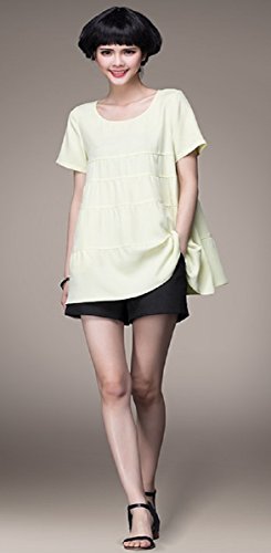 大人気の春夏 トップス スタイリッシュ ラウンドネック カットソー ペパーミントグリーン チャーミング フリースタイル カジュアル ファッショナブル Aライン クール  限定MyStyleエコバック付