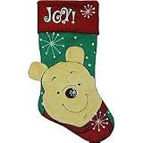 Disney Winnie the Pooh 20 Inch Christmas Stocking Pooh Bear