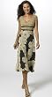 ADRIANNA PAPELL SILK EMPIRE WAIST DRESS