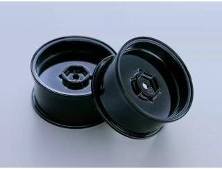 Street Jam #SJ/WR03BLP Wheel Rim Offset 3.0-8.0 Black Plating (2Pcs) for Traxxas Slash 4X4