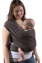 Calin Bleu Microfleece Baby Sling Charcol