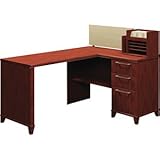 Harvest Cherry Bush Enterprise Series Corner Desk Harvest Cherry
