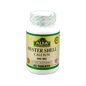 Click here to buy Alfa Vitamins Oyster Shell Calcium 600 mg 60 tabs Bone and Teeth Health by Alfa Vitamins.