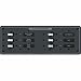 3096 DC 6 Position Toggle Branch Circuit Breaker Panel (White Switches)