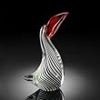 Small Art Glass Toucan