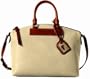 Dooney & Bourke Dillen Leather Satchel Beige/tan