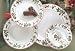 Christmas Holiday Holly Berry Dinnerware Set