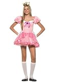 3PC Mario Bros. Princess Peach Cute Holiday Party Costume