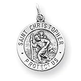 Sterling Silver St. Christopher Medal
