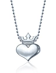 Alex Woo "Little Rock Star" Heart with Crown Pendant Necklace