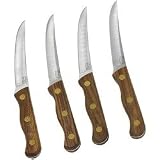 Chicago Cutlery 4-Piece Walnut Tradition Steak Knife Set