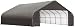ShelterLogic 86078 Grey 30'x36'x20' Peak Style Shelter