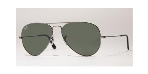 Ray Ban RB 3025 l Aviator Large Metal Gunmetal l G-15XLT-58