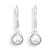 Sterling Silver Leverback Earrings 7mm Bead/Ball