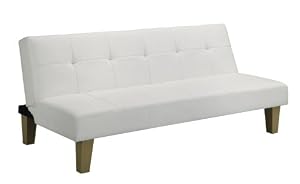 Dorel Home Products Aria Futon, White