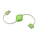 ReTrak Retractable iPod/iPhone/iPad USB Cable, Green (ETIPODUSBGN)