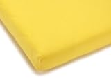 Julius Zöllner 8320113220 - Spannbetttuch Jersery für Kinderbett, Größe: 60 x 120 cm/70 x 140 cm, Farbe: gelb