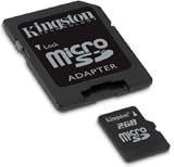 Kingston 2GB micro SD Card with SD Card Adapter - Retail Package