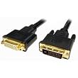 Cables Unlimited PCM-2286-15 DVI D Dual Link Extension Cable (15 Feet, Black)