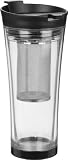 Trudeau Tea-Mendous 16-Ounce Tea Tumbler, Clear