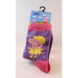 Peppa Pig In The Rain Girls Socks (Size 3-5.5)by Unknown