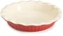Good Cook 9 Inch Ceramic Pie Plate, Red