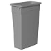 Continental Wall Hugger LLDPE Waste Receptacle, Rectangular