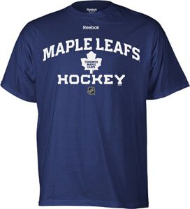 NHL Toronto Maple Leafs Authoritative Dark Navy Short Sleeve Tee (Dark Navy, Medium)