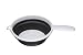 from Premier Housewares Premier Housewares Zing 20 cm Diameter Single Handle Collapsible Colander, Black/ White Model 804871