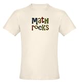 Math Rocks Arithmetic Geek Organic Cotton Tee