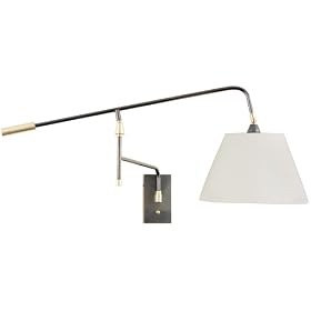 Frederick Cooper Bronzeville Plug-In Swing Arm Wall Light