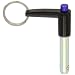 Push Button L-Handle Quick-Release Pins, Steel, Inch, Made In USA