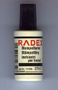 Stempelfarbe schwarz 27ml ohne Öl