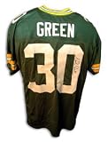 Ahman Green Signed Green Bay Packers NFL Reebok Green Jersey