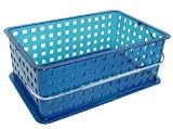 BlissHome, Interdesign, Storage Basket Large, Clear