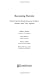 Becoming Parents: Exploring the Bonds between Mothers, Fathers, and their Infants