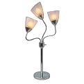 3-Arm Table Lamp - White