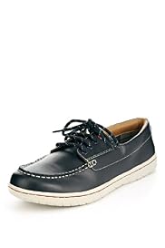 Blue Harbour Leather Lace Up Deck Shoes