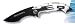 Sporting Goods : Matrix Stainless Steel Folding Knife - Black Finish