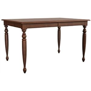 Color Cuisine Rectangular Leg Counter Table With 36