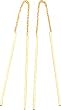 14K Yellow Gold Tube Threader Earrings Jewelry New |B