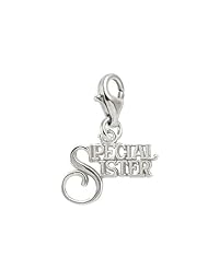 Rembrandt Charms Special Sister Charm with Lobster Clasp
