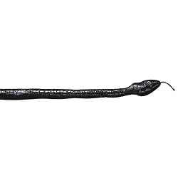 Black Mamba Snake Stuffed Animal Plush Toy 55" L