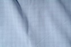 34 Blue Plaid Long Sleeve Showshirt