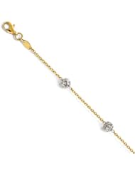 Leslies 14K Two-tone Anklet Length 10"
