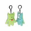 Bop N' Beep Blue-Green UglyDoll Keychain Clip On