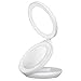 KEDSUM Rechargeable Lighted Makeup Mirror with Cover, LED Travel Mirror with Lights, Compact Vanity Mirror with Touch Screen Dimming, with a Magnification Pocket Spot Mirror