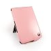 Tuff-Luv Napa Leather case cover for Amazon Kindle 2 (6" latest Generation) - Pink (Flip style + stand)