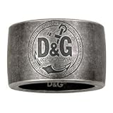 Anchor Silver Pewter Tone Ring